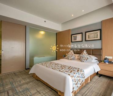 內江某酒店木紋膜裝飾貼膜使用案例-PVC木紋膜